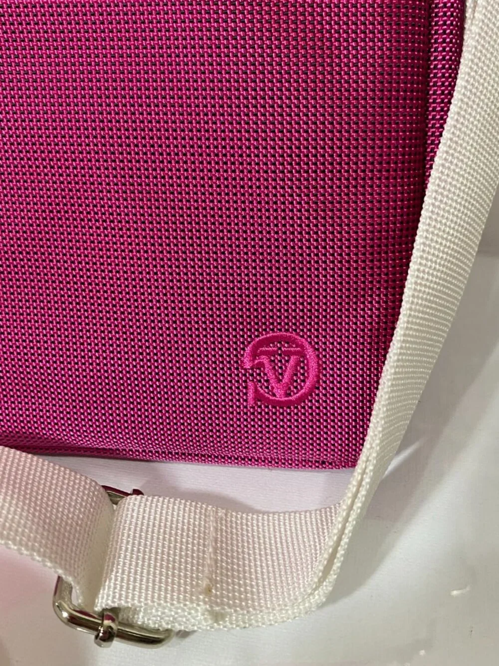 VANGODDY Hydei Laptop Tablet Crossbody Shoulder Bag Pink Travel Case 13.6 x 9.25